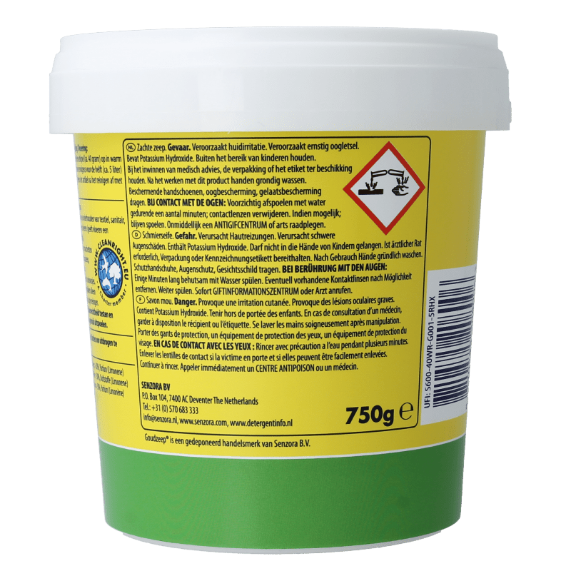 Tricel Goudzeep kuipje groen bio 750 Gram - DrogistWereld