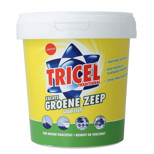Tricel Goudzeep kuipje groen bio 750 Gram - DrogistWereld