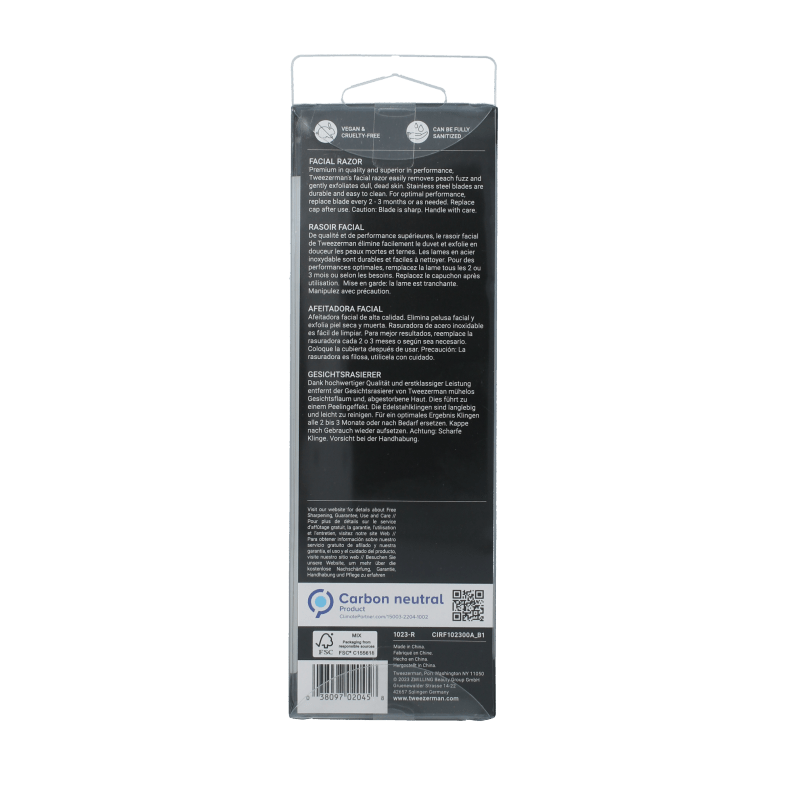 Tweezerman Facial razor 1 Stuks - DrogistWereld