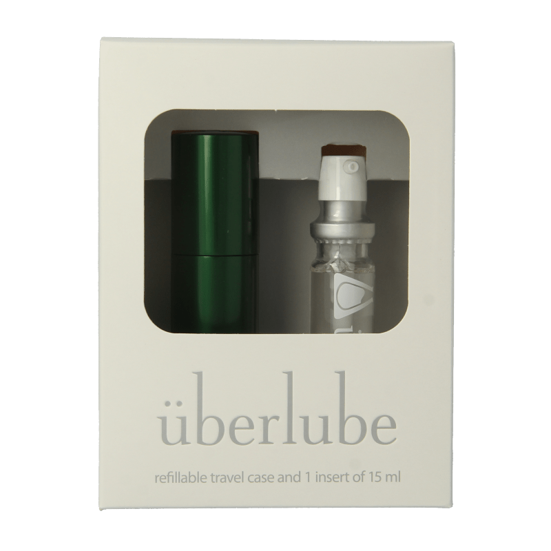 Uberlube Good to go groen velvet chaise 15 Milliliter - DrogistWereld