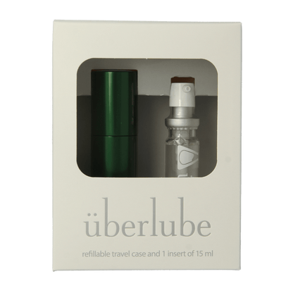 Uberlube Good to go groen velvet chaise 15 Milliliter - DrogistWereld