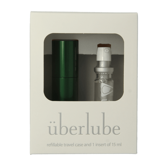 Uberlube Good to go groen velvet chaise 15 Milliliter - DrogistWereld