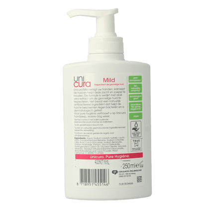 Unicura Handzeep mild 250 Milliliter - DrogistWereld