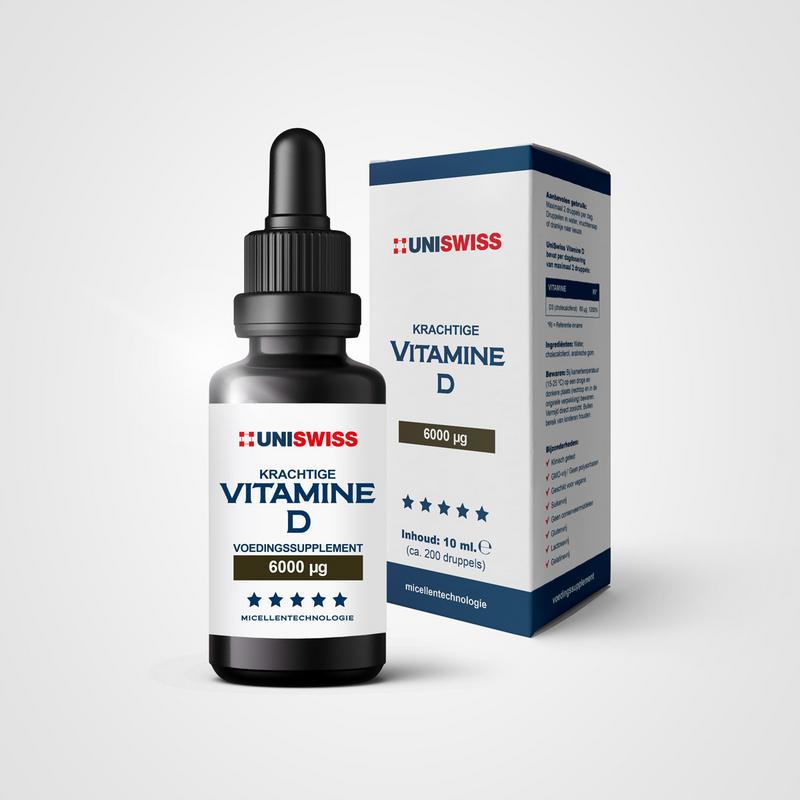 Uniswiss Vitamine D 10 Milliliter - DrogistWereld