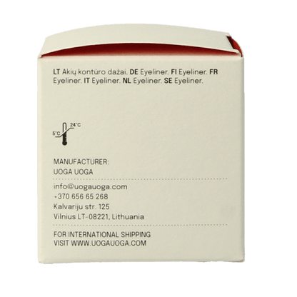 Uoga Uoga Eyeliner 791 black drama 2.5 Milliliter - DrogistWereld