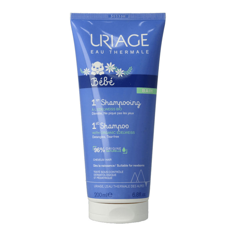 Uriage Bebe 1er shampooing 200 Milliliter - DrogistWereld