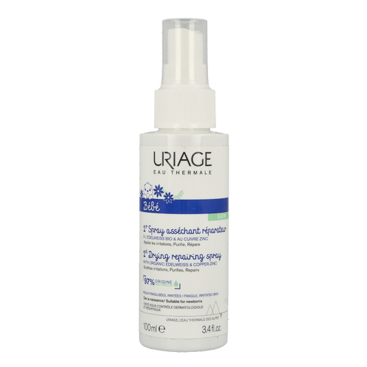 Uriage Bebe 1er spray cu - zn+ 100 Milliliter - DrogistWereld