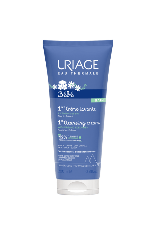 Uriage Bebe 1ere creme lavante 200 Milliliter - DrogistWereld