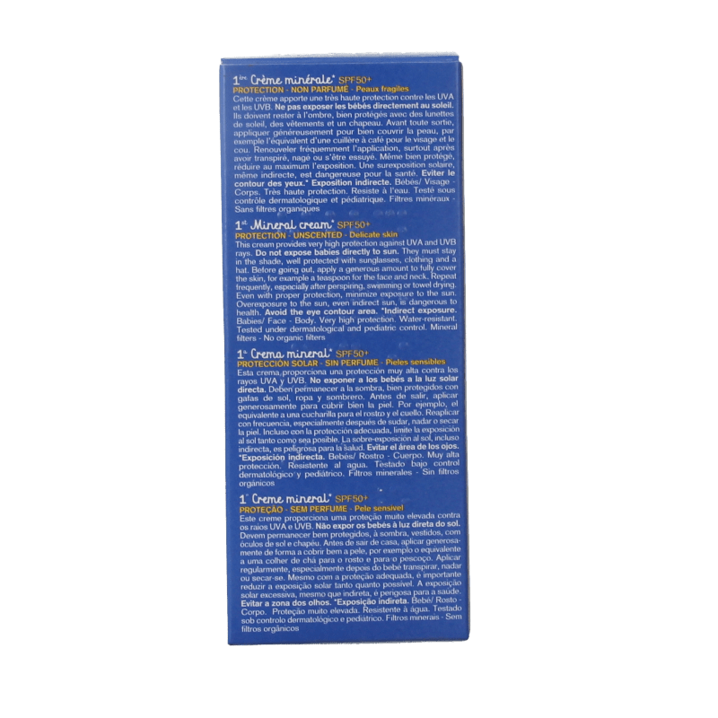 Uriage Bebe 1ere creme minerale SPF50 50 Milliliter - DrogistWereld