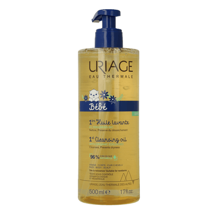 Uriage Bebe 1ere huile lavante fp 500 Milliliter - DrogistWereld