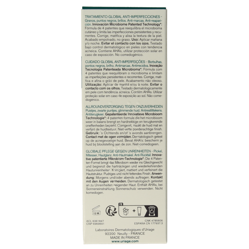 Uriage Hyseac 3 - regul+ 40 Milliliter - DrogistWereld