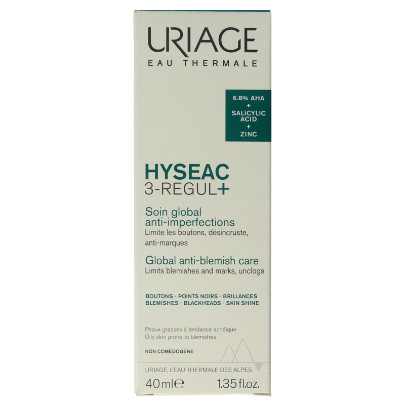 Uriage Hyseac 3 - regul+ 40 Milliliter - DrogistWereld