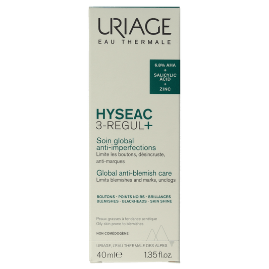 Uriage Hyseac 3 - regul+ 40 Milliliter - DrogistWereld