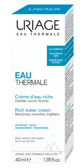 Uriage Mineraal water rijke water creme 40 Milliliter - DrogistWereld