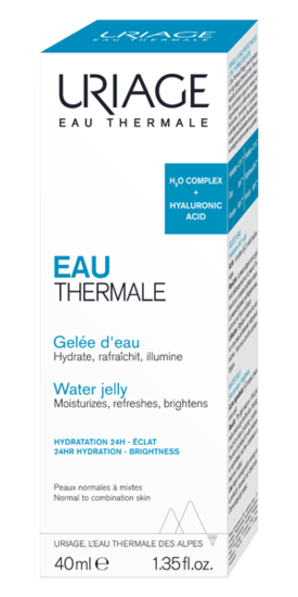 Uriage Mineraal water water gel 40 Milliliter - DrogistWereld