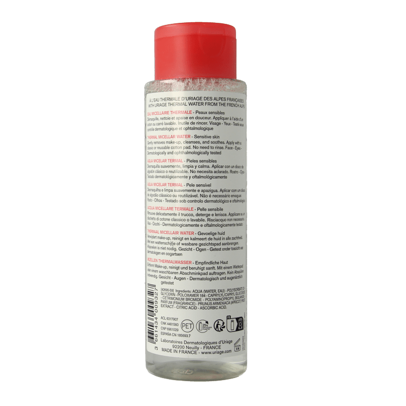 Uriage Thermaal micellairwater gevoelige huid 250 Milliliter - DrogistWereld