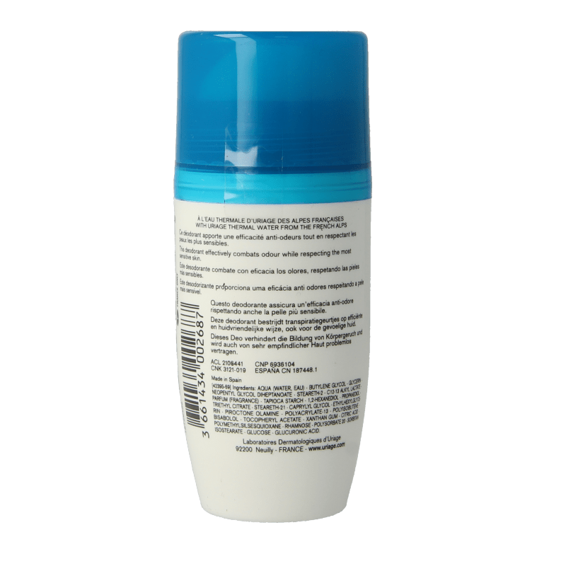 Uriage Thermaal water deodorant douceur 50 Milliliter - DrogistWereld
