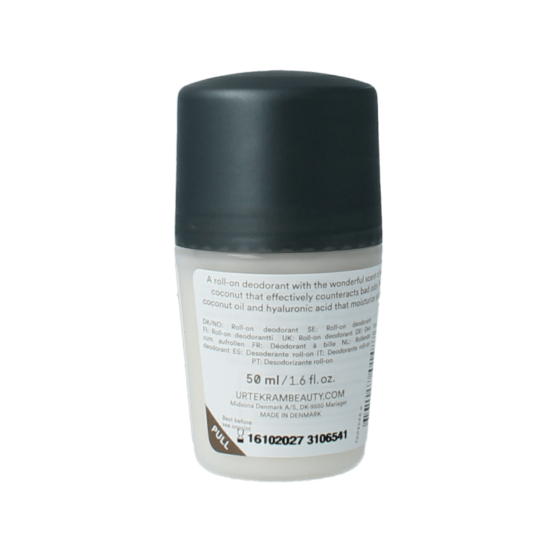 Urtekram Deodorant kokosnoot cream bio 50 Milliliter - DrogistWereld