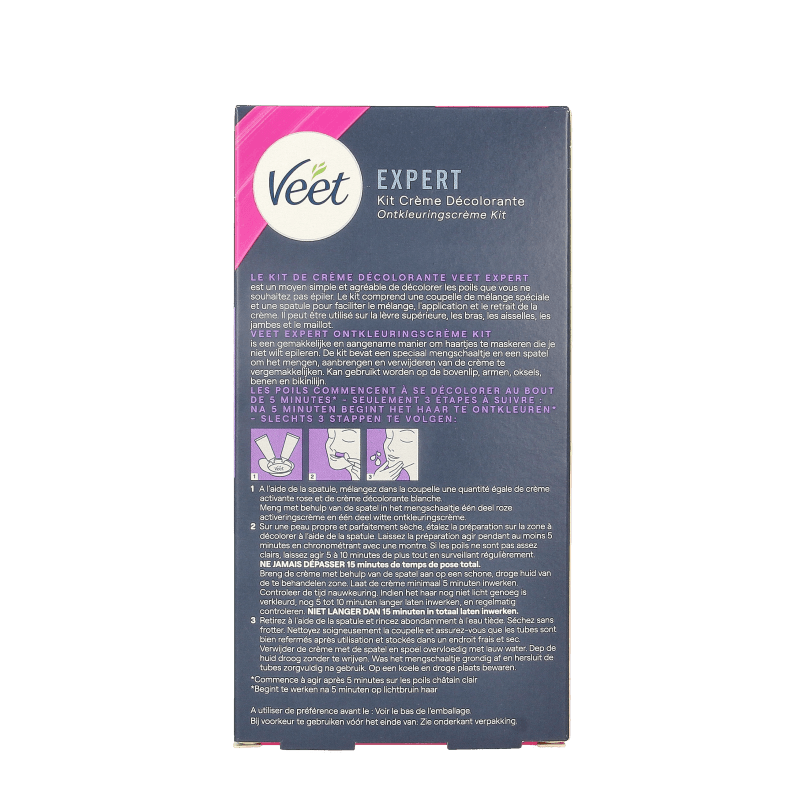 Veet Bleach face & body 75 Milliliter - DrogistWereld