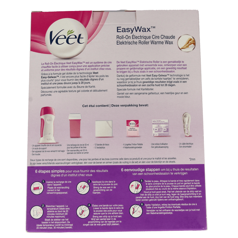 Veet Easy wax starter 1 Stuks - DrogistWereld