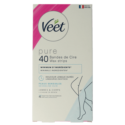 Veet Minima waxstrip benen 40 Stuks - DrogistWereld