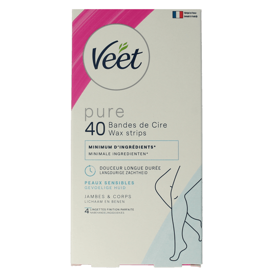 Veet Minima waxstrip benen 40 Stuks - DrogistWereld