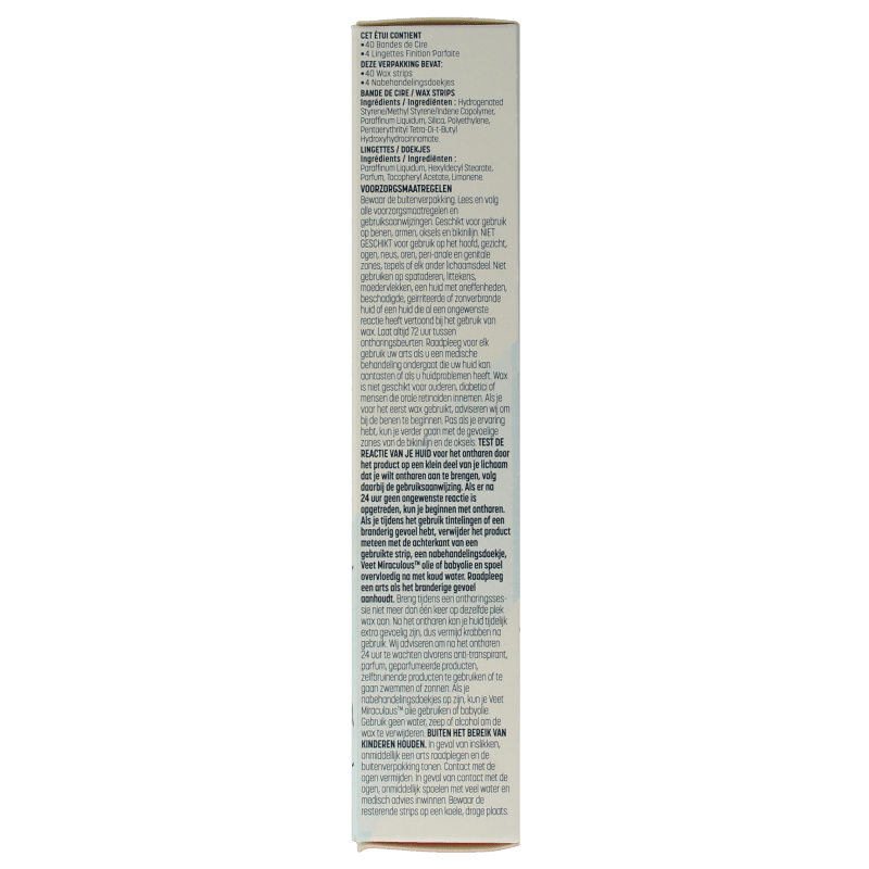 Veet Minima waxstrip benen 40 Stuks - DrogistWereld