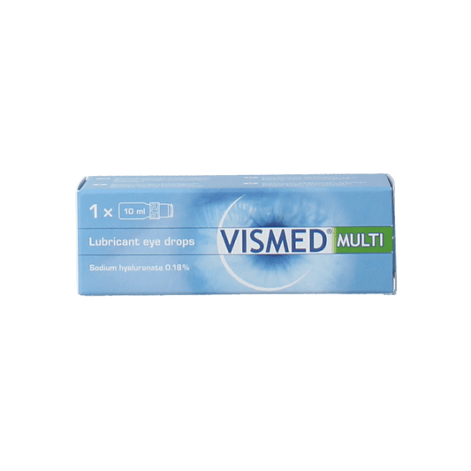 Vismed Oogdruppels multi 0.18% 10 Milliliter - DrogistWereld