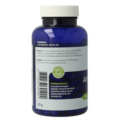 Vitakruid Ashwagandha 5% withanoliden KSM - 66 & Bioperine 90 Vegetarische capsules - DrogistWereld