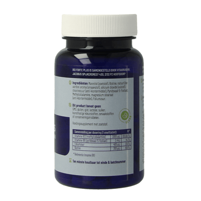 Vitakruid B12 Forte Plus 3.000 met P - 5 - P 60 Smelttabletten - DrogistWereld