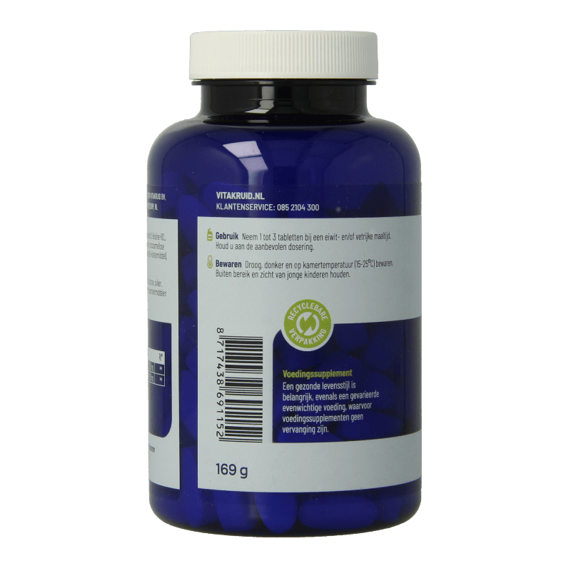 Vitakruid Betaine HCL 650mg & pepsine 160mg 120 Tabletten - DrogistWereld