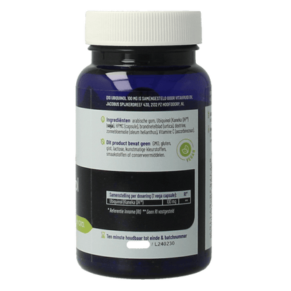 Vitakruid Co - enzym Q10 Ubiquinol actieve vorm Kaneka 100 mg 60 Vegetarische capsules - DrogistWereld