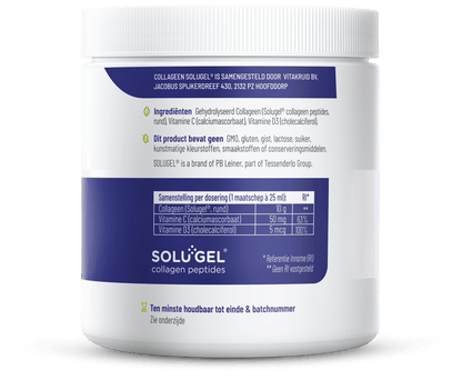 Vitakruid Collageen Solugel poeder met vitamine C & D 250 Gram - DrogistWereld