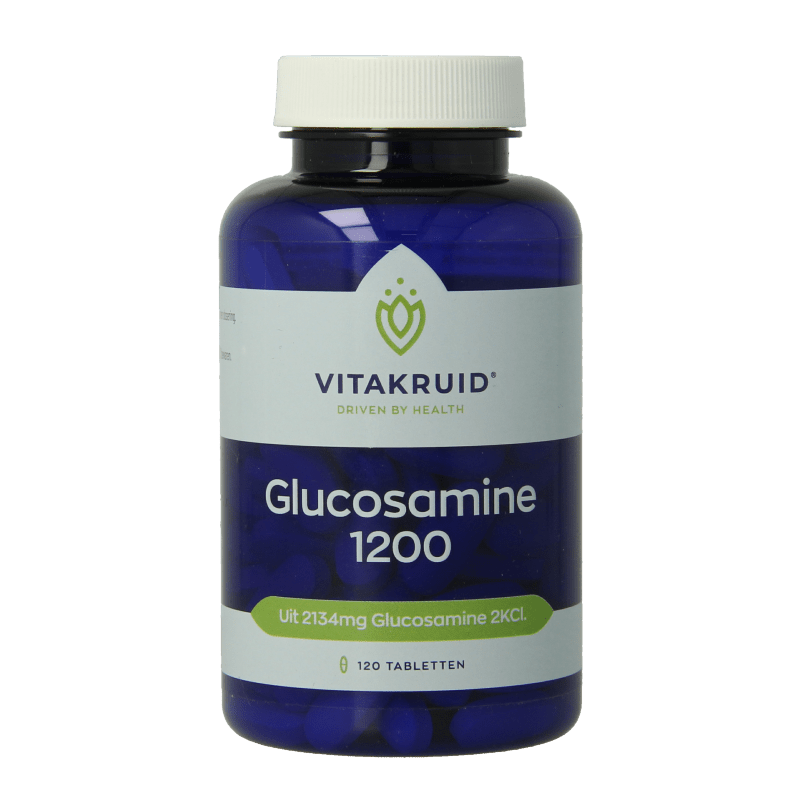 Vitakruid Glucosamine sulfaat 2 KCI 1200mg 120 Tabletten - DrogistWereld