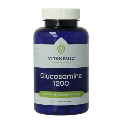 Vitakruid Glucosamine sulfaat 2 KCI 1200mg 120 Tabletten - DrogistWereld