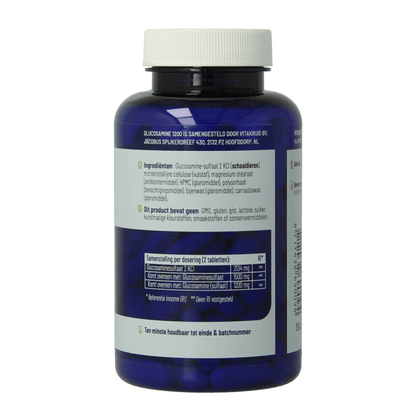 Vitakruid Glucosamine sulfaat 2 KCI 1200mg 120 Tabletten - DrogistWereld