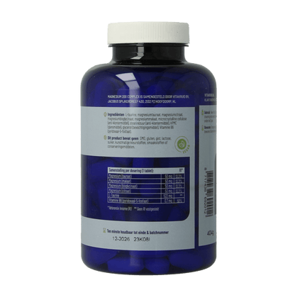 Vitakruid Magnesium 200 Complex Tauraat Malaat Bisglycinaat 180 Tabletten - DrogistWereld