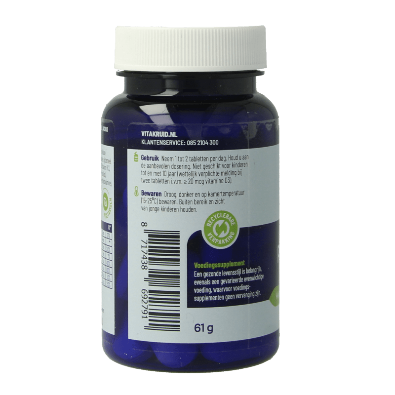 Vitakruid RelaxComplex oa Magnesium Tauraat & Vitamine D3 30 Tabletten - DrogistWereld