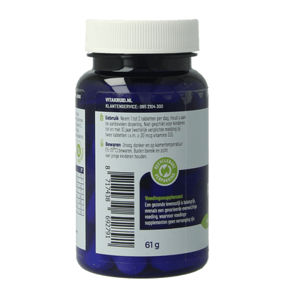 Vitakruid RelaxComplex oa Magnesium Tauraat & Vitamine D3 30 Tabletten - DrogistWereld