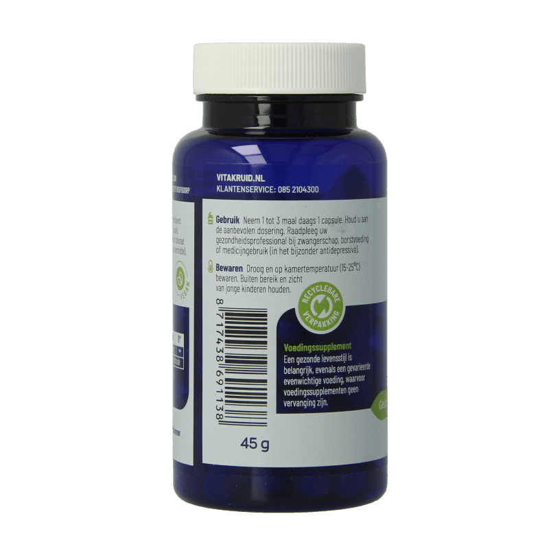 Vitakruid Rhodiola extract 500 mg 3% Rosavin 1% Salidroside 60 Vegetarische capsules - DrogistWereld