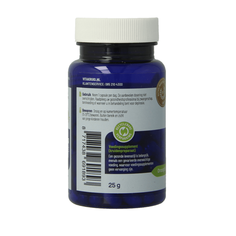 Vitakruid Saffraan 28 mg (Affron) & Bioperine 60 Vegetarische capsules - DrogistWereld