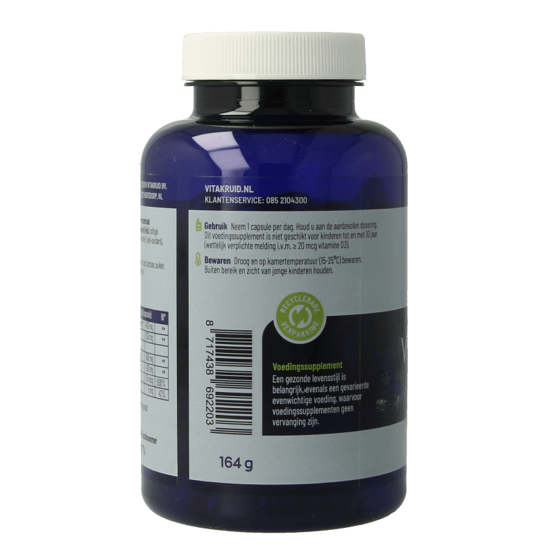 Vitakruid Visolie 1400 TG Triglyceriden met D3 90 Softgels - DrogistWereld