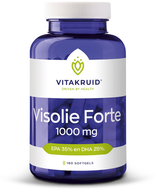 Vitakruid Visolie Forte 1000 TG 180 Softgels - DrogistWereld