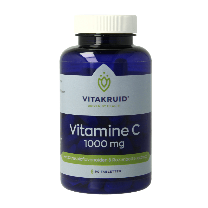 Vitakruid Vitamine C 1000 met Bioflavonoiden & Rozenbottel 90 Tabletten - DrogistWereld