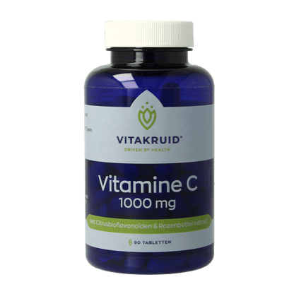 Vitakruid Vitamine C 1000 met Bioflavonoiden & Rozenbottel 90 Tabletten - DrogistWereld