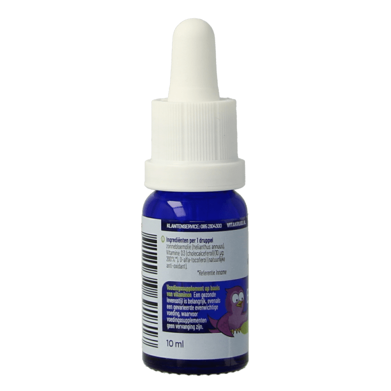 Vitakruid Vitamine D baby druppels 10 Milliliter - DrogistWereld