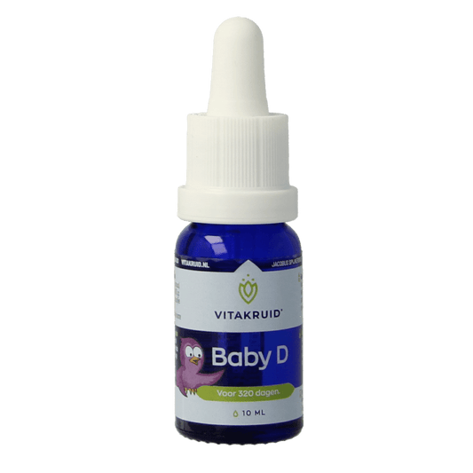 Vitakruid Vitamine D baby druppels 10 Milliliter - DrogistWereld