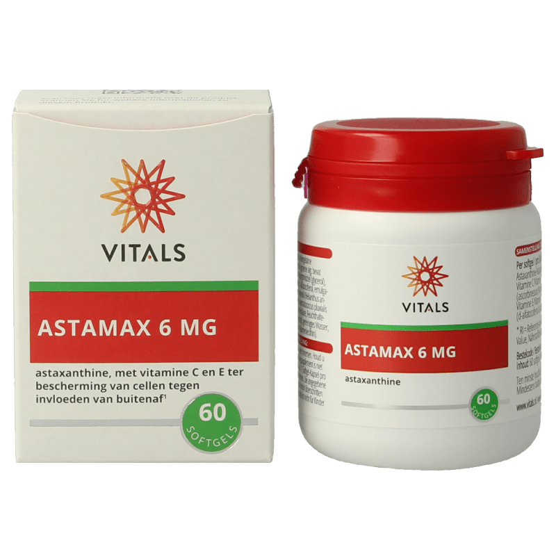 Vitals Astamax 6 mg 60 Softgels - DrogistWereld