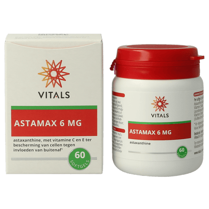 Vitals Astamax 6 mg 60 Softgels - DrogistWereld