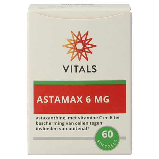 Vitals Astamax 6 mg 60 Softgels - DrogistWereld